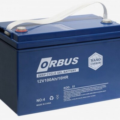 Orbus 12V 100Ah Jel Akü