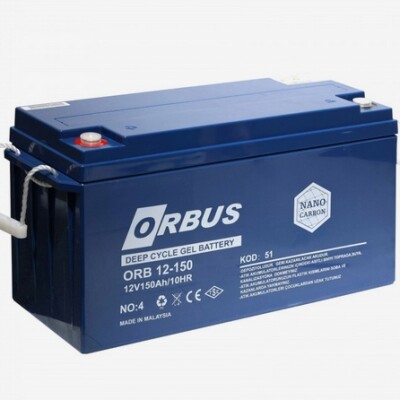 Orbus 12V 150Ah Jel Akü